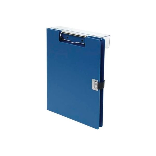 Omnimed Omnimed Overbed Covered Poly Clipboard, 10"W x 13"H, Blue 205603-BL - main